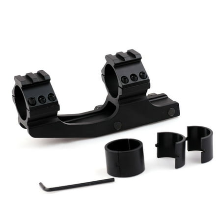 Picatinny Rail Scope Mounts - 30mm Rings Cantilever Scope Dual Mount Heavy Duty Picatinny Weaver Rail