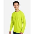 thumbnail image 2 of Harriton M118L Unisex Charge Snag and Soil Protect Long Sleeve T-Shirt-Safety Yellow-2XL, 2 of 6