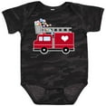 thumbnail image 3 of Inktastic Easter Red Firetruck with Pink Hearts Boys or Girls Baby Bodysuit, 3 of 5
