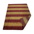 thumbnail image 4 of Rugsotic Carpets Handmade Rugs Hand Knotted Loom Rectangle 3'x5' Red Gold Wool for Indoor Use, 4 of 5
