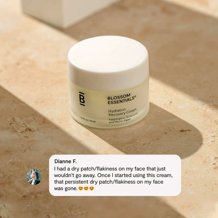 Blossom Essentials Hydration Recovery Face Cream Skincare for Dry