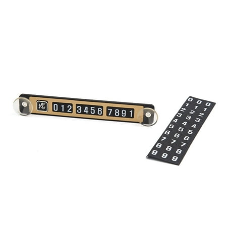 Unique Plate Sets Unique Bargains Car Parking Temporary Notification Card Puzzle Telephone Number Plate Set ()