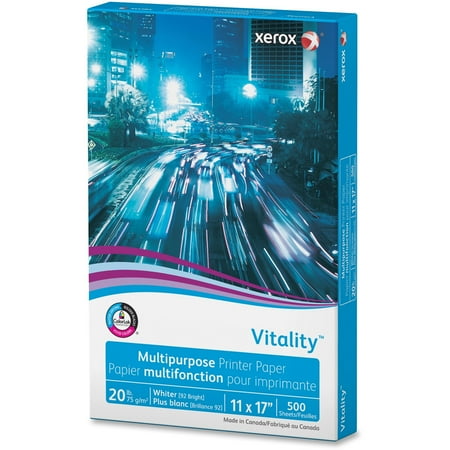 11x17 Presentation Paper - Xerox, XER3R3761, Vitality Multipurpose Printer Paper, 500 / Ream, White