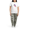 thumbnail image 4 of CafePress - Aloha Flowers Pajamas - Women's Short Sleeve Print T-Shirt and Pants Light Cotton Pajama Set, 4 of 7