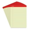 Universal M9-10630 8.5 in. x 11.75 in. Perforated Ruled Writing Pads - Wide/Legal Rule, Canary-Yellow (1 Dozen)