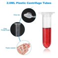 thumbnail image 3 of 2ML Centrifuge Tubes, 1000 Pcs Round Bottom Centrifuge Tube with Snap Cap and Graduated Marks for Sample, 3 of 5