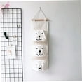 thumbnail image 2 of Jinsinto Sac de Rangement Mural Ours Mignon sur Porte Poches de Rangement Murales Porte Placard Sac de Rangement Suspendu Conteneur de Rangement, 2 of 4