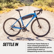 Mongoose Guide Adventure Gravel Bike, 700c Wheels, 16 Speeds, X-Large Frame, Blue