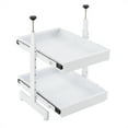 thumbnail image 5 of 2 Tiers Expandable Pull-out Cabinet Organizer, Slide Out Drawers for Cabinets White, 5 of 8