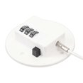 thumbnail image 2 of Heavy Duty Refrigerator Lock Keyless Combination Lock Security Password Lock for Small Fridge Cabinet Drawer White, 2 of 3