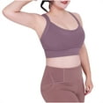 thumbnail image 7 of ylioge S-5X Plus Size Sports Bras for Women No Underwire High-Impact Bralettes Push Up Solid Breathable Full-Coverage Athletic Workout Underwear Bra, 7 of 7