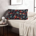 thumbnail image 6 of Sikiie Paisley1 Print Plush Pillow Cover, Wrinkle-proof and Stain-resistant Pillow Protector without Pillow Core, Home Decoration-16"x24", 6 of 6