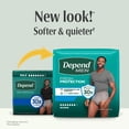 thumbnail image 4 of Depend Fresh Protection Incontinence Underwear for Men, Adult Diapers, S/M, 19 Count, 4 of 13