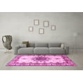 thumbnail image 3 of Ahgly Company Indoor Rectangle Medallion Pink Traditional Area Rugs, 3' x 5', 3 of 4