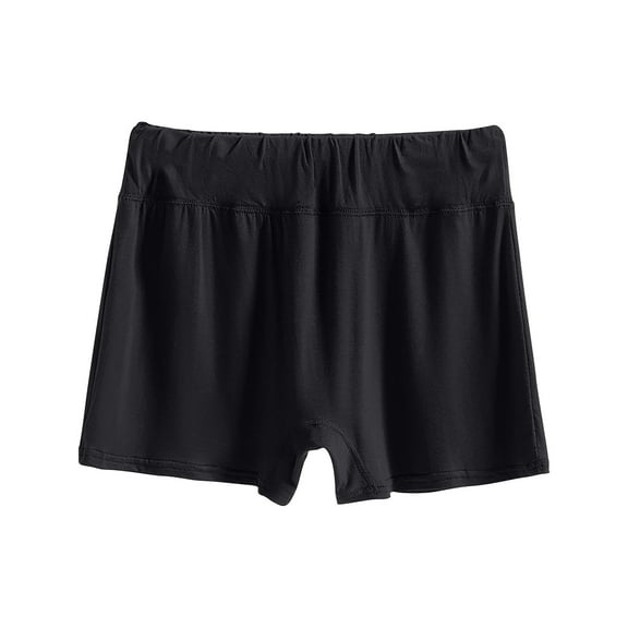 Aofany Women's Plus Size Casual Leggings Solid Thin High Waist Stretch Bottom Shorts Home Short Pants