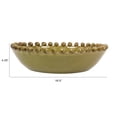 thumbnail image 3 of Creative Co-Op Round Hobnail Terra-cotta Decorative Bowl, Green, 3 of 4