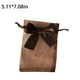 thumbnail image 5 of Bewildely Bolsa de tul de 30 Uds., bolsa con cordón, bolsas de ñame, bolsas de jabón, cadena de bolsillo para dulces, cinta de embalaje de Kits de decoración para fiestas café 13*18cm, 5 of 6