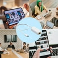 thumbnail image 2 of Gigabit PoE to USB C Converter for Smart Phone/Tablet, USB-C to Ethernet Adapter with 10W Charging, Power & Data 2-in-1 RJ45 Port to Type-C Adapter, 10/100, 2 of 6