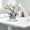 C, variant on Crystal Lily Flower Figurines Collectibles Gifts for Women Friends, Colorful And Rose Series Acrylic Study Decoration Bedroom Living Room Desktop Decoration
