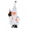 thumbnail image 5 of Christmas Plush Santa Claus Xmas Tree Hanging Ornament Decoration Doll Toy Table Decor Festival Standing Santa Claus, 5 of 8