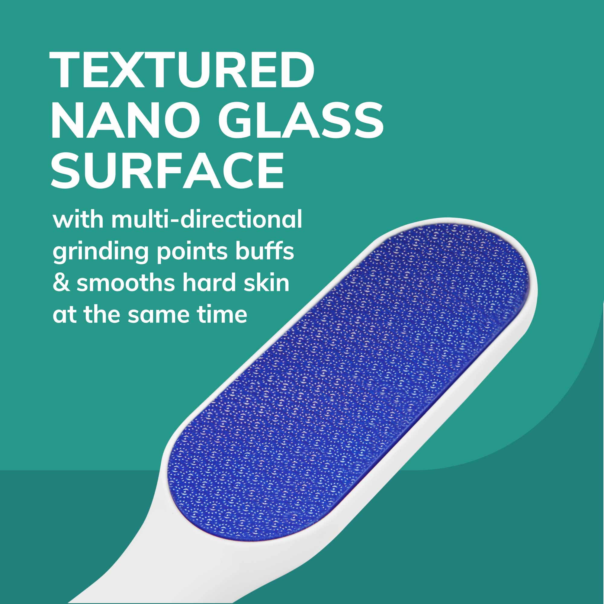  Pop Sonic Nano Glass Foot File, Foot Callous Removal for  Smooth, Soft Feet, Foot Scraper for Dead Skin Remover