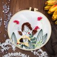 thumbnail image 3 of Embroidery Starter Kit Craft Kit Round Cross Stitch Sewing Kit DIY Embroidery Starter Set, 3 of 10