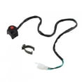 thumbnail image 1 of Motorbike Handlebar Switch, Plastic Waterproof 22mm Handlebar Engine Stop Button  For Scooter For ATV, 1 of 8