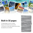 thumbnail image 3 of Photo Album, 32 Pages Durable Transparent Pockets Photo Album Book Safe Storage  For 3in Photos, 3 of 8