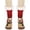502_Khaki, variant on Christmas Gift Ankle Socks for Women Fall Fashion Must Haves Animal Socks Breathable Ruffle Toe Seamed Women's Socks Black