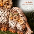 thumbnail image 6 of Alpine Corporation 11" Owl Mom Wing Protecting Two Baby Owlettes Statuary, 6 of 13