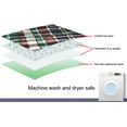 thumbnail image 4 of 4 Pack - 34x36 Plaid Waterproof Reusable Incontinence Underpads/Washable Incontinence Bed Pads - Great for Adults, Kids and Pets, 4 of 7