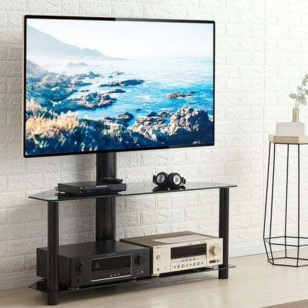 5rcom Floor Tv Stand With Swivel Mount Height Adjustable For 32