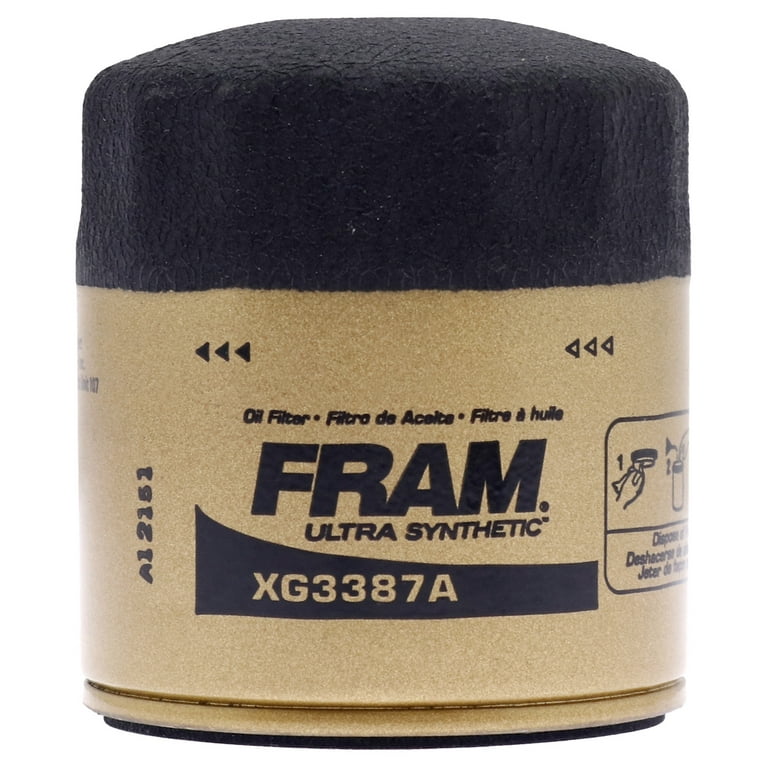 FRAM Ultra Synthetic Oil Filter, XG3387A, 20K mile Replacement