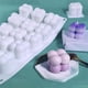 thumbnail image 4 of Molde de silicona para velas de burbujas SILICANDO, molde de cera de soja hecho a mano 15 en 1, molde de resina para velas con forma de bola de cubo de burbujas en 3D, pastel de mousse, 4 of 5