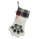 thumbnail image 1 of Colgador de Medias Navideñas YONGSHENG Pata de Gato Grande de Arpillera, 1 of 4