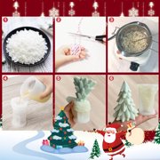 2PCS 3D Christmas Tree Silicone Candle Molds for Candle Making, Xmas Pine Tree Silicone Soap Molds DIY Cake Decorating Candle Making Supplies Christmas Home Decoration
