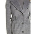 thumbnail image 4 of Kenneth Cole womens  Wool-Blend Military Jacket, XS, Gray, 4 of 4
