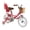 Red, variant on RULLY Lemon Kids Bike 14 Inch Bicycle for Girls Ages 3 4 5 Years, Girl Bikes with Basket & Doll Seat,Pink