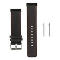 thumbnail image 2 of Smartwatch Band,Watchband 24mm PU Leather Leather Watch Band Watch Band Versatile Functionality, 2 of 14