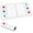 White, variant on Fidget Trading Board Mat with Storage Bag, Fidget Board Game Mat with Organized Trading Zones, Premium Non-Slip Material, Waterproof & Easy Clean