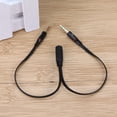 thumbnail image 4 of Adaptador de auriculares de 3,5 mm 1 a 2 Línea de audio de un solo orificio para micrófono de auriculares de computadora, 4 of 6