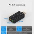 thumbnail image 2 of External USB Sound Card 7.1 Channel Audio Adapter, 2 of 5