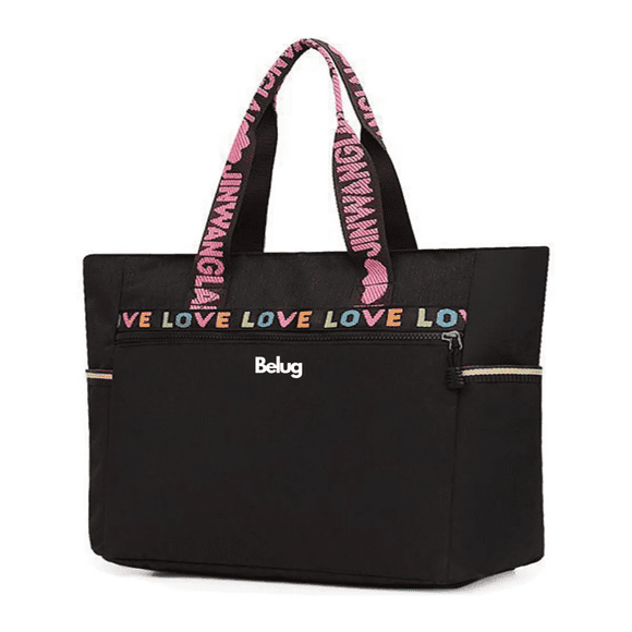Bolso De Mujer, Bolso De Gran Capacidad Belug Negro