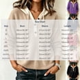 thumbnail image 3 of yillto Womens Sweater Hooded Knit Long Sleeve Sweatshirt Plus Size V Neck Loose Fashion Casual Tops, 3 of 5