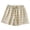 Gray, variant on Atogsazn Womens Summer Plaid Shorts Casual Cotton Elastic Waist Short Pants Wide Leg Beach Pant Outfit Yellow M Fashion