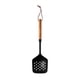 thumbnail image 1 of Set de utensilios de cocina de silicona de 7 piezas | Herramientas de cocina resistentes al calor con mangos de madera natural, negras | Antiadherente, sin arañazos | Incluye espátula, cuchara, 1 of 1