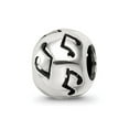 thumbnail image 1 of Fancy Bead White Sterling Silver Themed 10 mm 8.18 Reflections Cutout Music Note Bead, 1 of 2