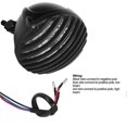 thumbnail image 3 of 5.5in Vintage Motorcycle Grille Headlight Headlamp Practical Modification AccessoryBlack, 3 of 4