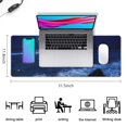 thumbnail image 5 of Romantic Moonlit Sea XXL Gaming Mouse Pad: 31.5x11.8 Inch, Stitched Edges, Non-Slip Base, Extended Keyboard & Computer Desk Pad, Enhances Your Gaming Experience, 5 of 7