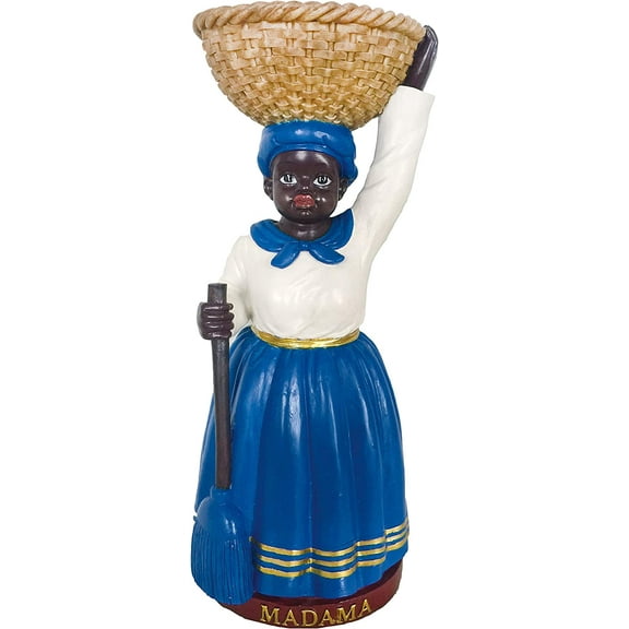 Boutique 5.5 Inches La Madama Statue Madama Estatua (Blue)